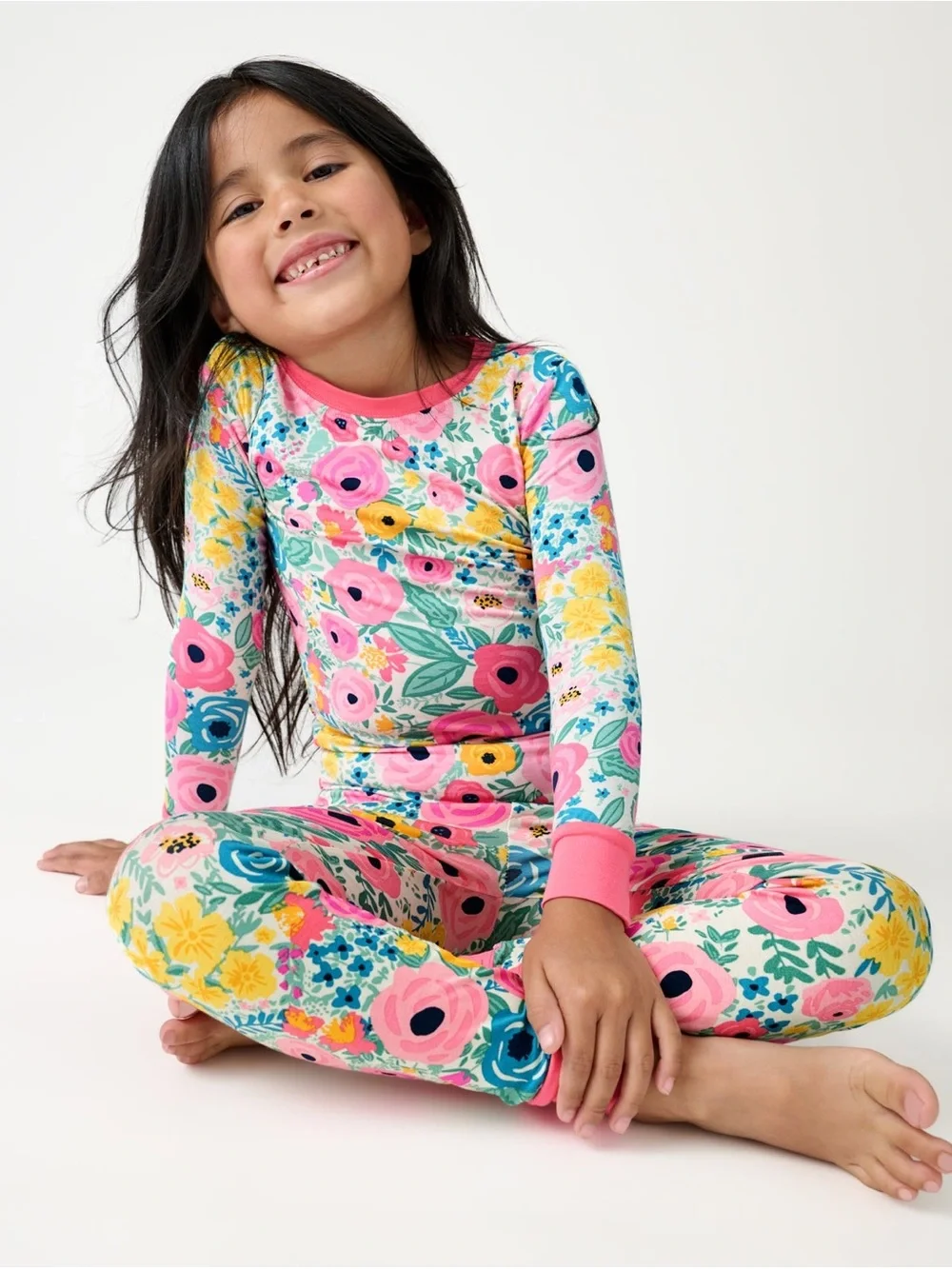 Little Sleepies Secret Garden Pajama Top Only Size 7/8